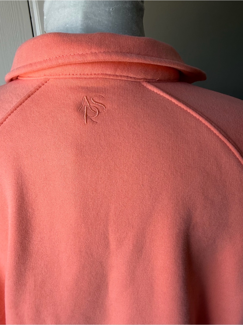 As Revival Women's Oversized Snap-Front Hoodie In Peach Size M View 6